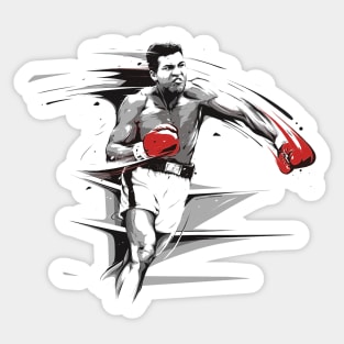 Ali Boxing Legend Sticker